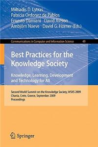 Best Practices for the Knowledge Society