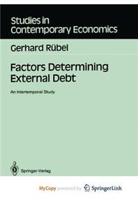 Factors Determining External Debt