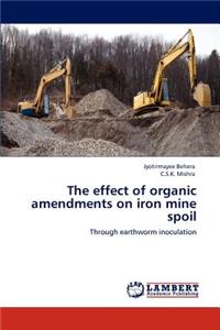 effect of organic amendments on iron mine spoil