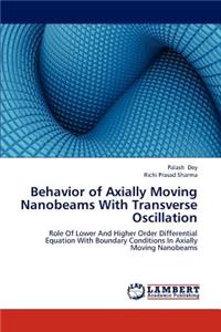 Behavior of Axially Moving Nanobeams With Transverse Oscillation