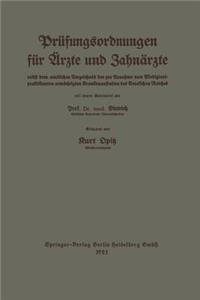 Leitfaden der Prüfungsordnungen für Ärzte und Zahnärzte