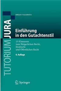 Einführung in den Gutachtenstil