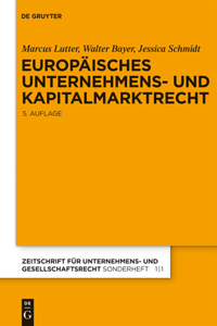 Europäisches Unternehmens- Und Kapitalmarktrecht