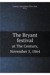 The Bryant Festival at the Century, November 5, 1864