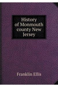 History of Monmouth County New Jersey