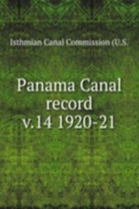 Panama Canal record