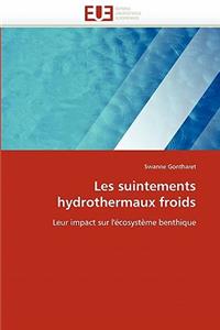 Les Suintements Hydrothermaux Froids