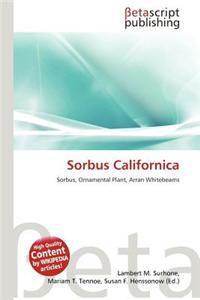 Sorbus Californica