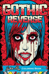 Gothic Reverse Coloring Book