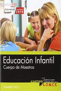 Cuerpo de maestros. Educacion infantil. Temario. Vol.I