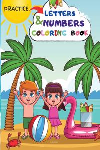 Letters and Numbers Coloring Book
