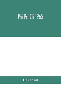 Phi Psi Cli 1965