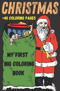 My First Big Coloring Book +40 Coloring Pages Christmas