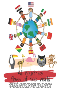All countries flags of the world Coloring Book