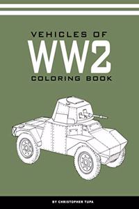 Vehicles of WW2 Coloring book