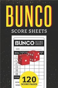 Bunco Score Sheets