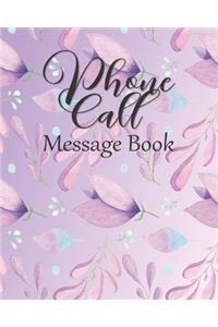 Phone Call Message Book