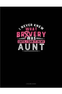I Never Knew What Bravery Was Until I Saw It In My Aunt