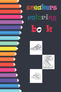 sneakers coloring book