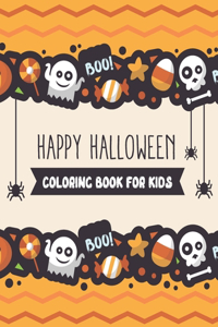 Happy Halloween coloring book for Kids