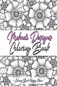 Mehndi Design Coloring Book