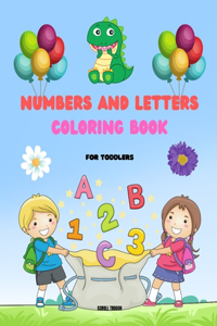 Numbers And Letters Coloring Book