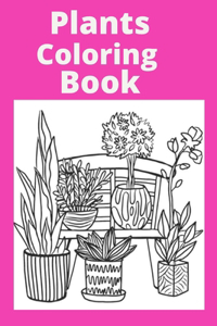 Plants Coloring Book