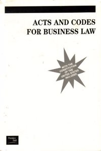 Acts And Codes For Business Law