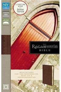 NIV, Ragamuffin Bible, Leathersoft, Brown