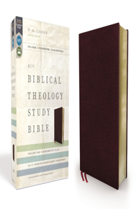 NIV, Biblical Theology Study Bible, Bonded Leather, Burgundy, Indexed, Comfort Print