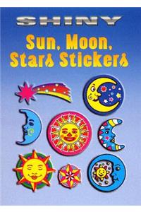 Shiny Sun, Moon, Stars Stickers