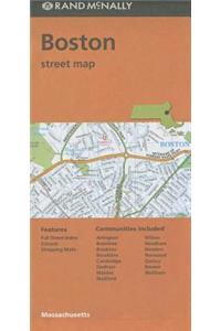Rand McNally Boston, Massachusetts Street Map