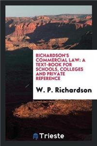 Richardson's Commercial Law