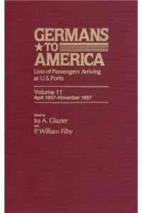 Germans to America, Apr. 27, 1857-Nov. 30, 1857