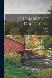 Cambridge Directory; 1910