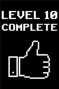 Level 10 Completed