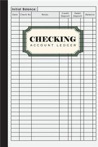 Checking Account Ledger