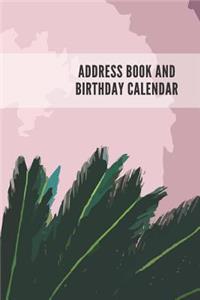 Address Book and Birthday Calendar
