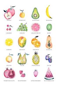 Watercolor Fruit