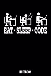 Eat Sleep Code Notebook
