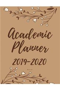 Academic Planner 2019-2020 8.5 x 11