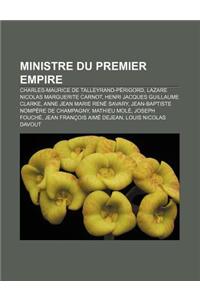 Ministre Du Premier Empire