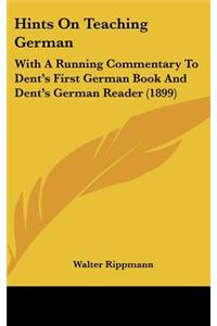 Hints on Teaching German