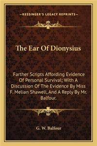 The Ear Of Dionysius