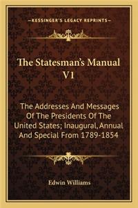 Statesman's Manual V1
