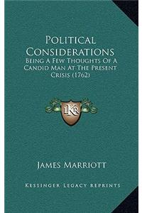 Political Considerations