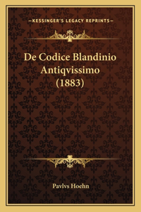 De Codice Blandinio Antiqvissimo (1883)