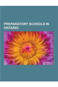 Preparatory Schools in Ontario