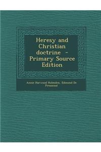 Heresy and Christian Doctrine