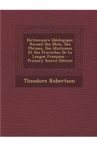 Dictionnaire Ideologique